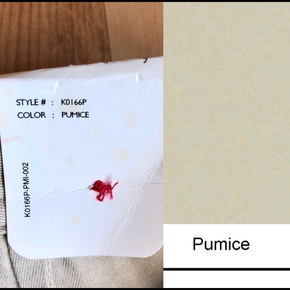 NEW GLORIA VANDERBILT Capri Pants w/ Belt Size 6 Petite Tan Women’s - Picture 4 of 14